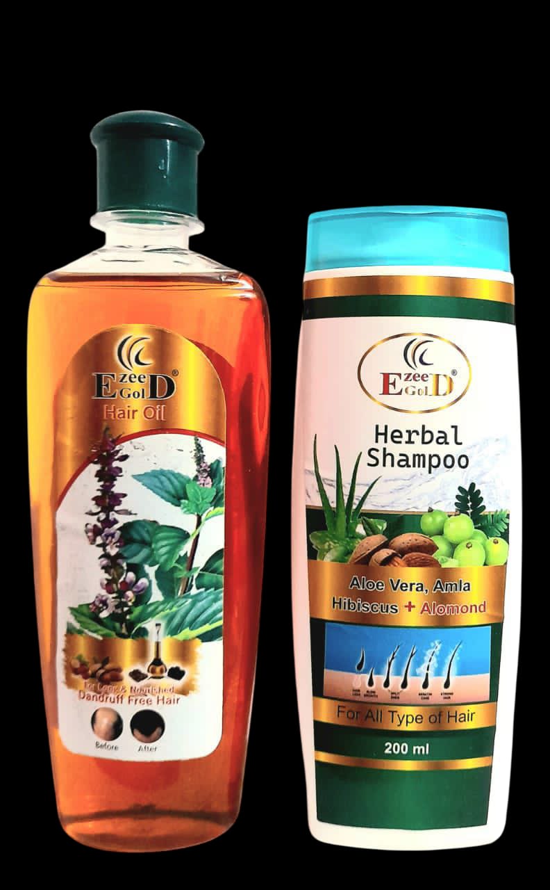 ezee gold hair oil and shampoo